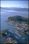 An aerial view of Wrangell.